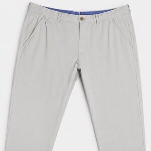 Robert Graham Classic Fit Pants Mens 35x34 Off White Casual Dress Chinos